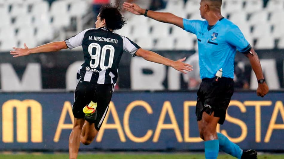 Botafogo joga mal, mas Matheus Nascimento brilha com golaços e garante vitória sobre o Nova Iguaçu