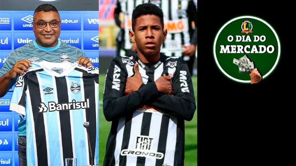 Roger Machado apresentado no Grêmio, Atlético-MG recebe proposta por Savinho… O Dia do Mercado!