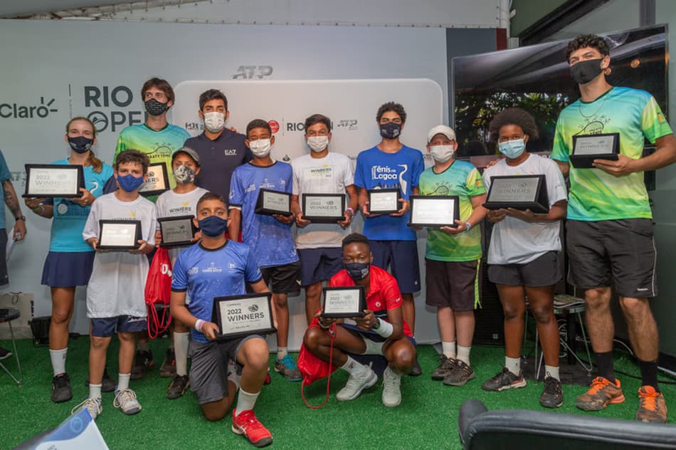 Atleta do Tênis na Lagoa é campeã do projeto Winners do Rio Open