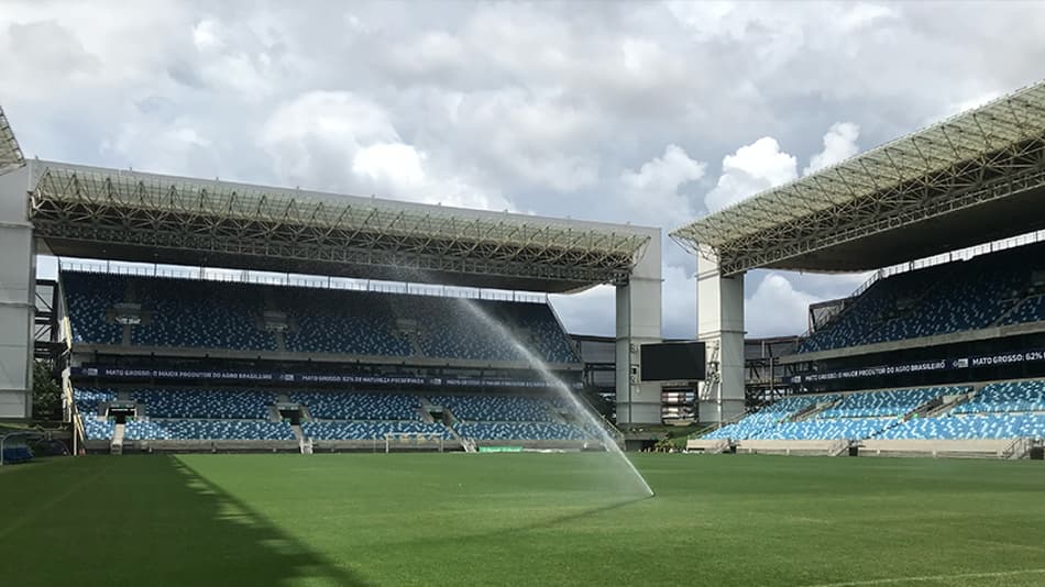 Supercopa do Brasil: Arena Pantanal é preparada para receber Atlético-MG x Flamengo; confira as fotos!