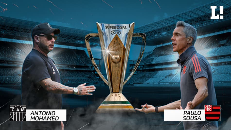 Mohamed x Paulo Sousa: técnicos de Atlético e Flamengo vão em busca de afirmação e primeira taça no Brasil