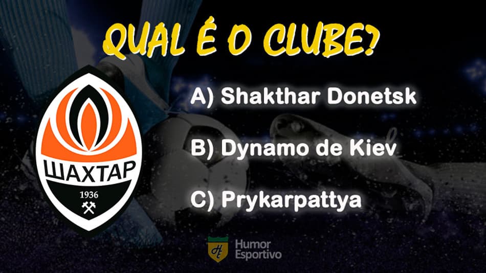 Ucrânia em pauta: conheça os símbolos dos times do Campeonato Ucraniano em quiz