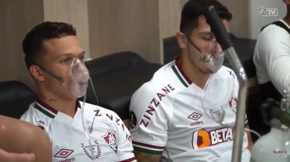VÍDEO: discurso de Felipe Melo, luta na altitude… veja bastidores da vitória do Fluminense na Liberta