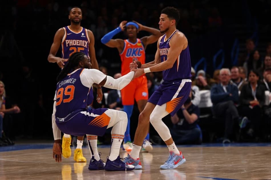 Sem Chris Paul, Booker comanda vitória do Suns sobre o Thunder