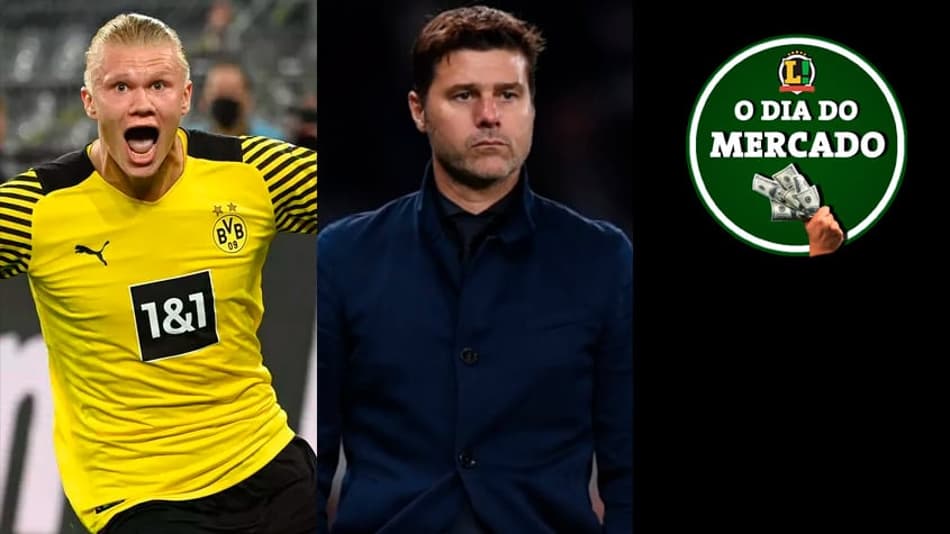 Barcelona se reúne com empresário de Haaland, Pochettino deseja comandar o Real Madrid, Botafogo tentou comprar Everton Cebolinha… O Dia do Mercado!