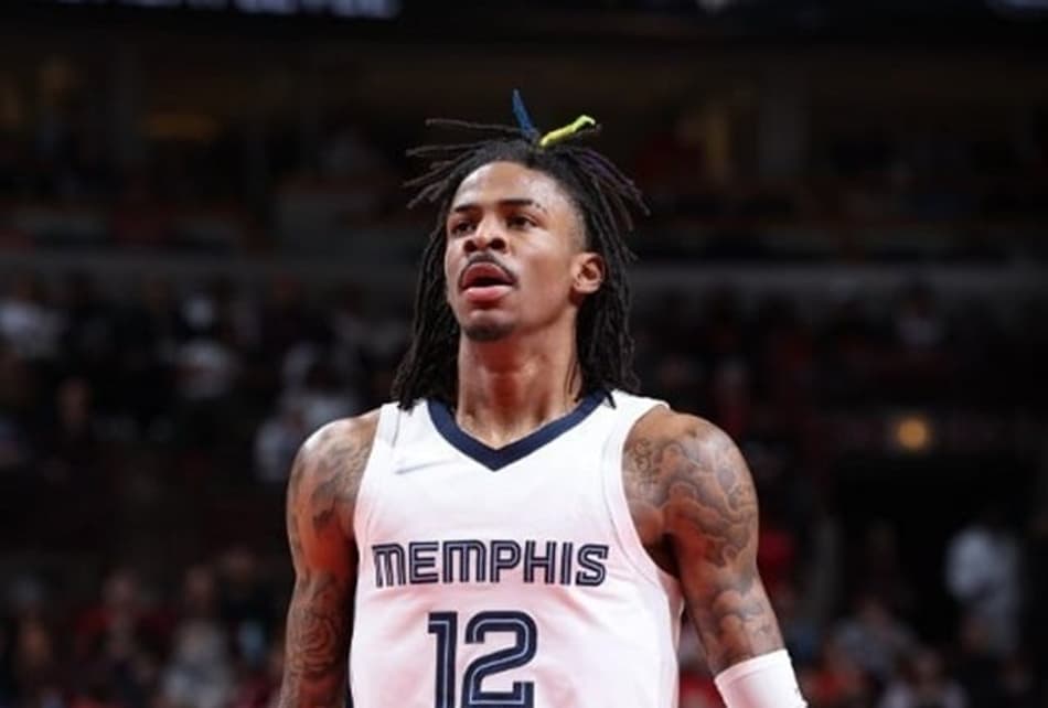 Ja Morant muda cores das tranças em apoio à Ucrânia