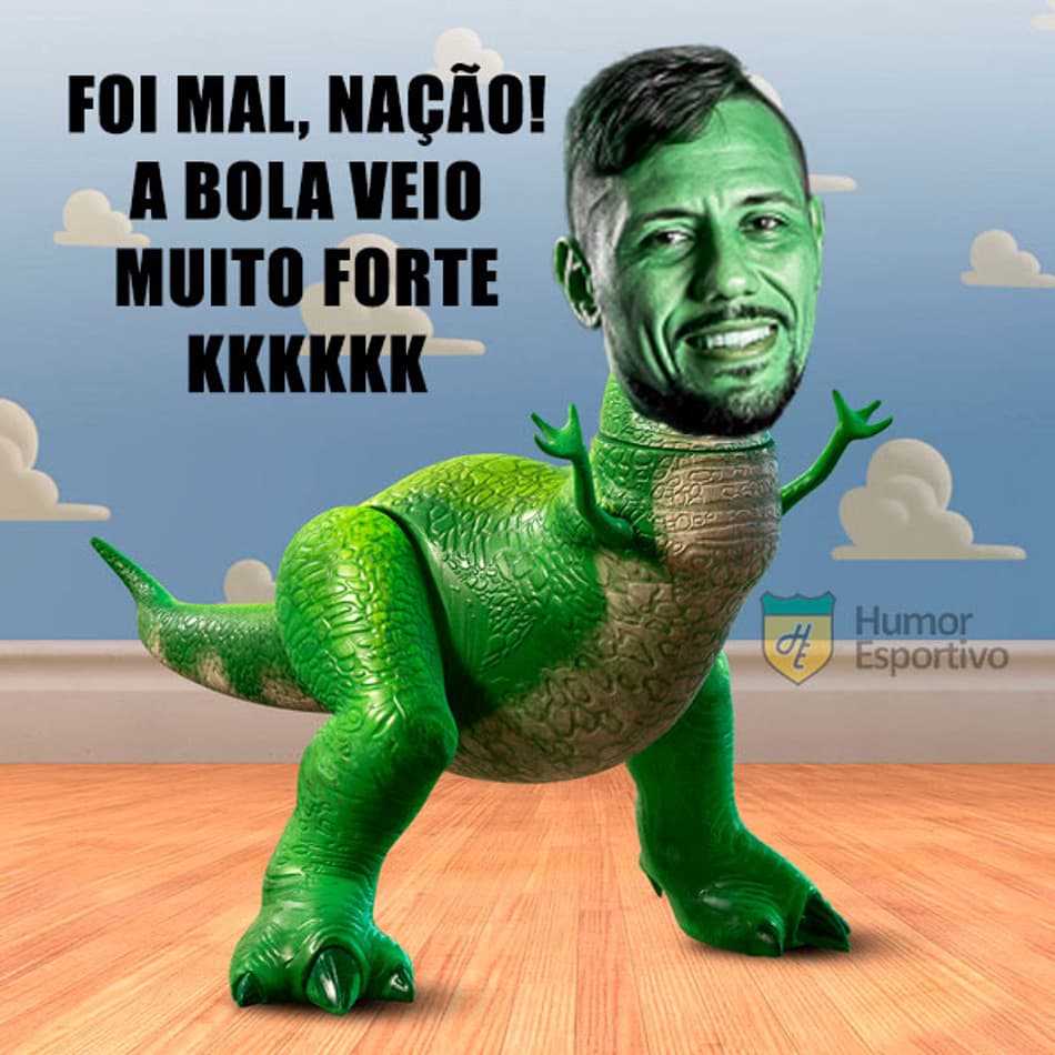Diego Alves segue sofrendo com memes após falhas contra o Resende; veja as montagens