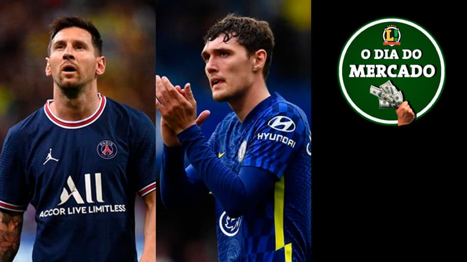 Zagueiro se aproxima do Barcelona, Messi fala sobre futuro no PSG, clube da MLS se interessa por Rodinei e Tchê Tchê… O Dia do Mercado