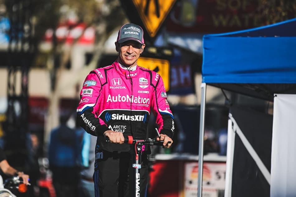 Helio Castrioneves em ação em St. Petersburgo (Foto: Penske Entertainment/IndyCar)