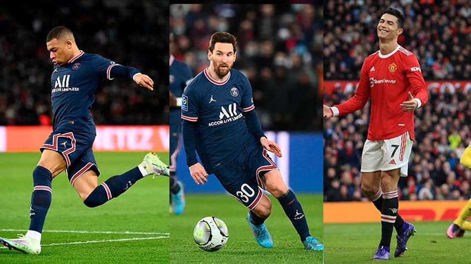 PSG pode oferecer super salário para renovar com Mbappé: saiba quais são os 10 jogadores mais bem pagos do mundo