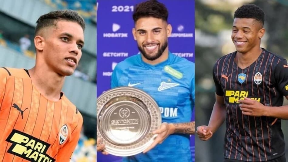 Fifa liberou a mudança de time: veja quais jogadores de Ucrânia e Rússia já entraram na mira de clubes brasileiros