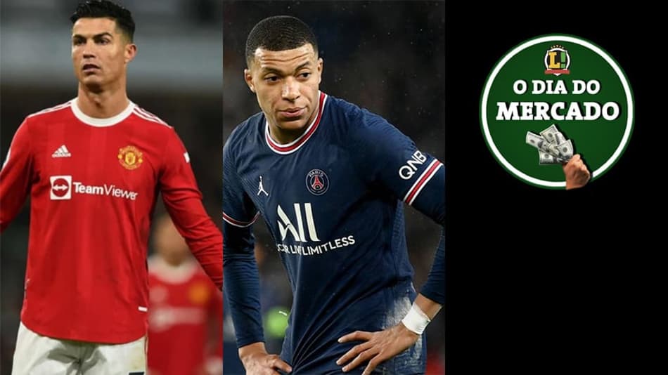 Cristiano Ronaldo especulado no PSG, Mbappé já teria acordo com o Real Madrid… O Dia do Mercado!