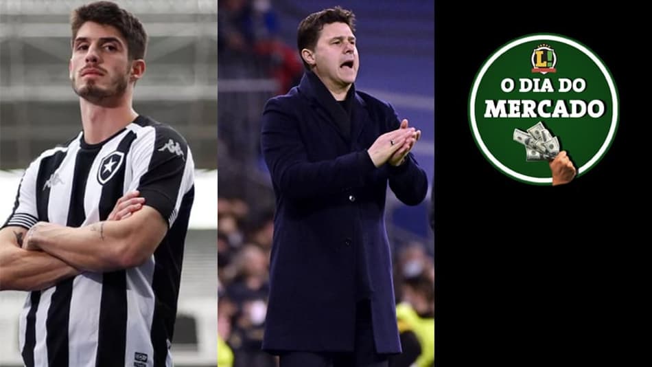 Botafogo anuncia reforço, diretor comenta futuro de Pochettino do PSG, Corinthians negocia com atacante do Shakhtar… O Dia do Mercado!