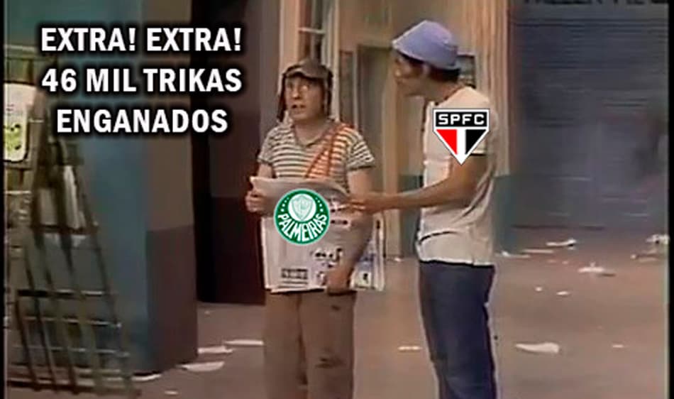 Torcedores do Palmeiras fazem memes com São Paulo após Choque-Rei: 'Choro do Trikas'