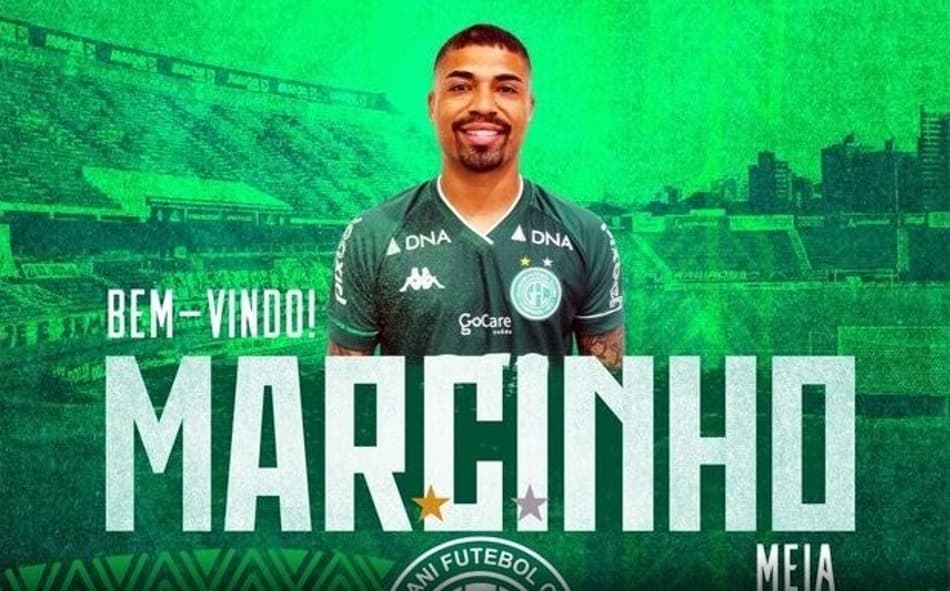 Guarani contrata o meio-campista Marcinho, ex-Cruzeiro