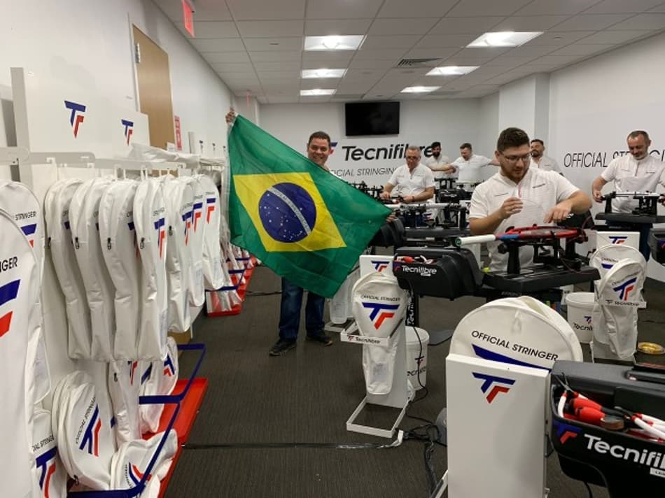 Marcelo Ferreira é o primeiro brasileiro a encordoar no Miami Open