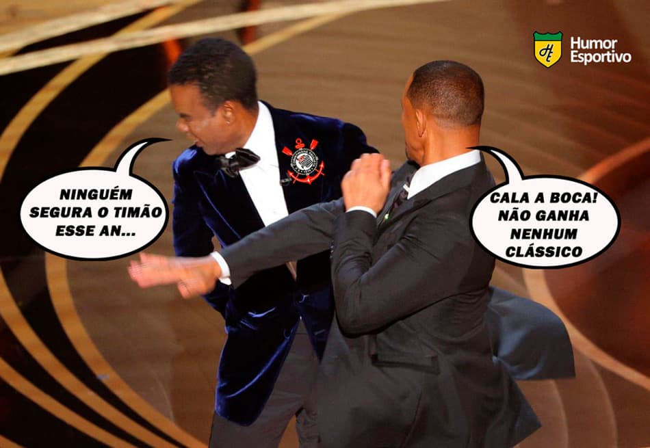 Tapa de Will Smith em cerimônia do Oscar rende memes com futebol