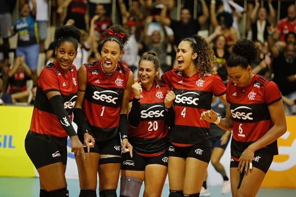Sesc RJ Flamengo vence Osasco e empata as quartas de final da Superliga