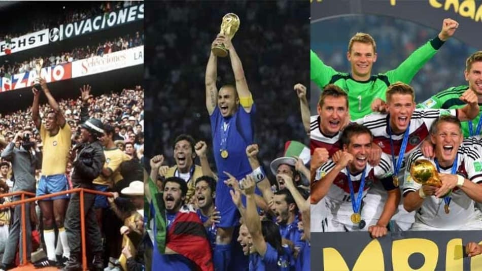 Veja as seleções que mais vezes jogaram a Copa do Mundo