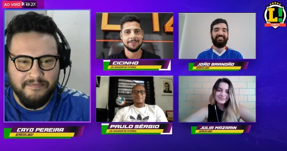 Cicinho diz que seria ‘difícil’ marcar Vini Júnior, e Paulo Sérgio brinca: ‘Moleza para quem encarou Ronaldo’