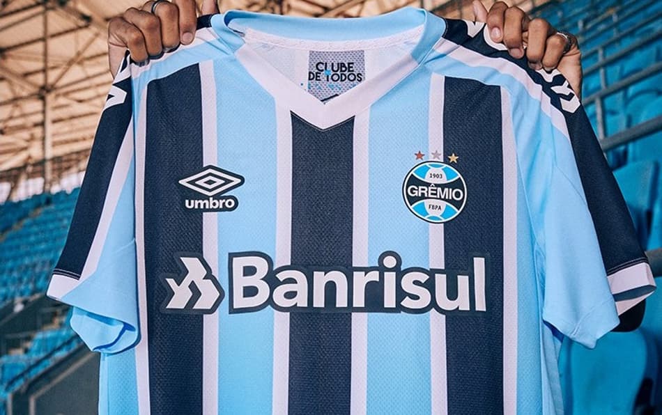 Veja, em detalhes, a nova camisa do Grêmio