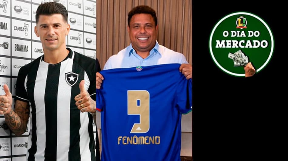 Botafogo fecha com meia e apresenta zagueiro, Ronaldo assina compra da SAF do Cruzeiro… O Dia do Mercado!