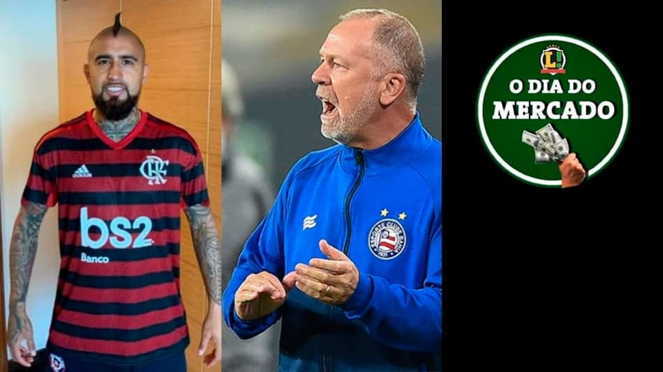 Vidal busca casa no Rio de Janeiro, Internacional quer Mano Menezes, Zidane é prioridade no PSG… O Dia do Mercado!