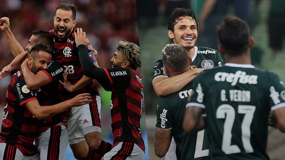 Primeiro encontro após a Libertadores! Veja os capítulos recentes da rivalidade entre Palmeiras e Flamengo