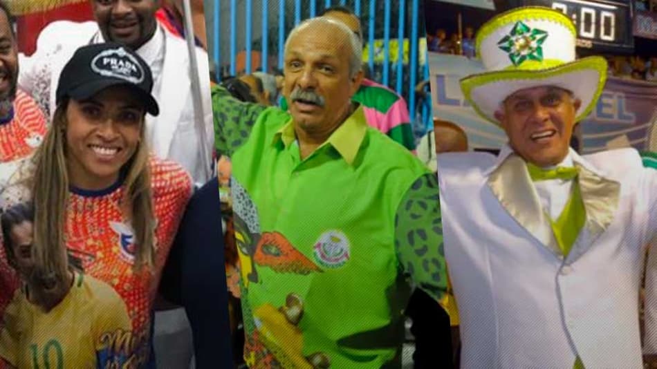 Saiba para quais escolas de samba do Rio torcem 10 esportistas