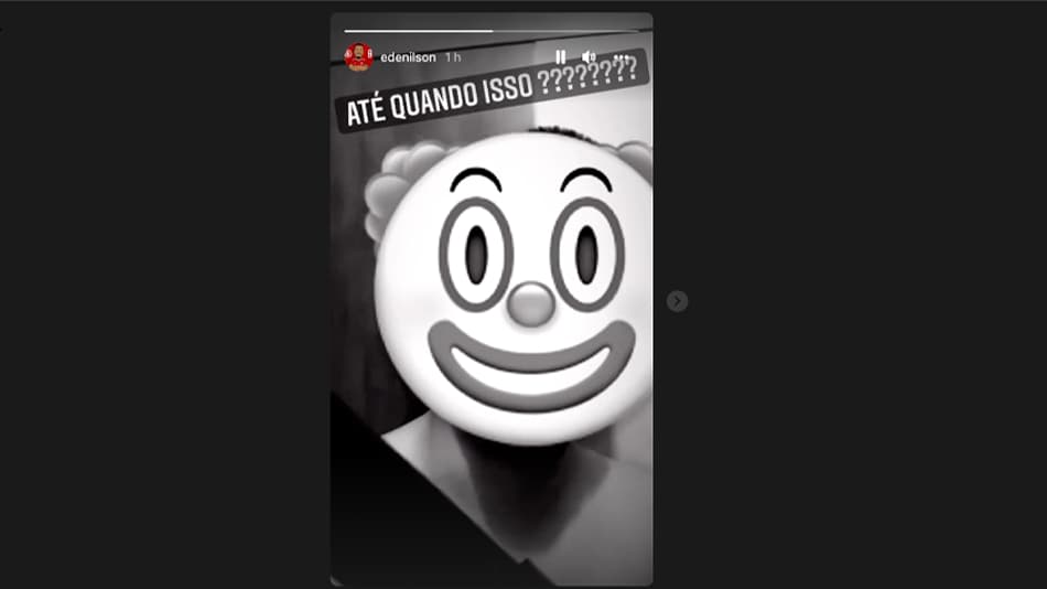 VÍDEO: Edenílson, do Internacional, sofre ameaça de homem armado e denuncia em rede social