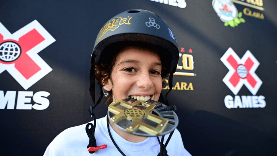 Brasileiro de 13 anos conquista a prata na categoria de melhor manobra vertical nos X Games