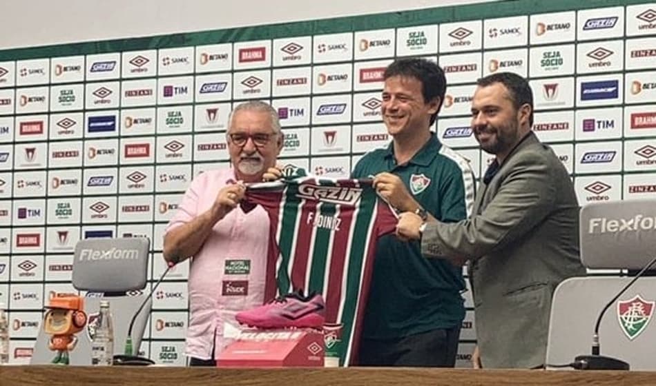 Assista ao vivo à coletiva de apresentação de Fernando Diniz no Fluminense