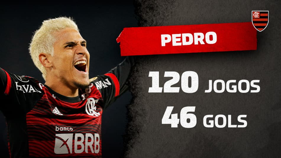 Com média próxima à de Gabigol, Pedro sobe na artilharia do Flamengo no século