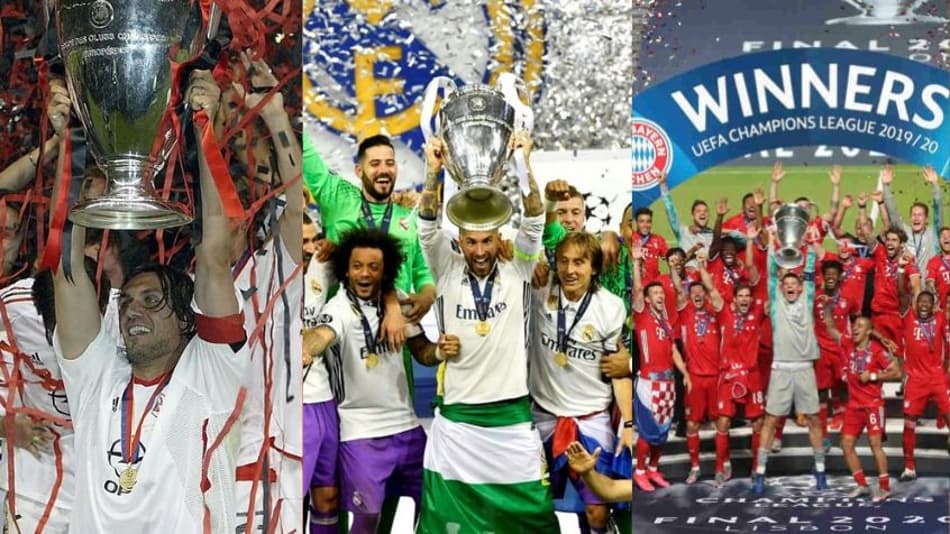 Veja quais são os 10 clubes que mais disputaram finais de Champions League