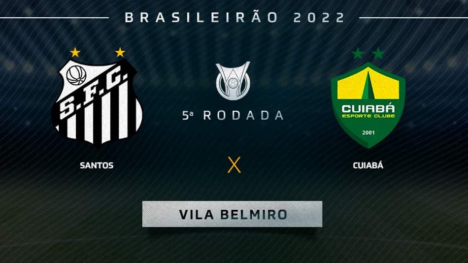 Santos x Cuiabá: prováveis times, desfalques e onde assistir ao jogo