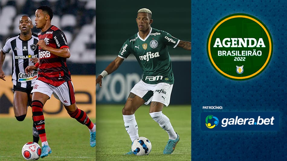 Flamengo x Botafogo, Palmeiras x Fluminense… Saiba onde assistir aos jogos de domingo do Brasileirão