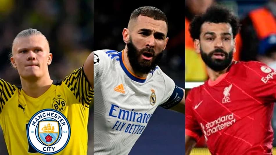 City confirma Haaland; veja o trio de ataque de 20 clubes europeus