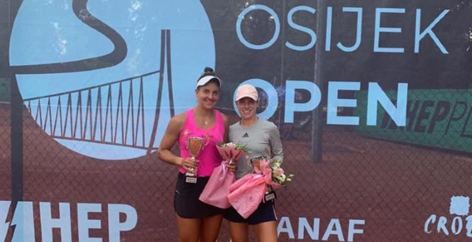 Ingrid Martins é vice-campeã nas duplas em Osijek, na Croácia