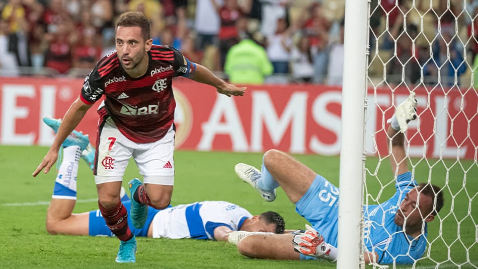 ATUAÇÕES: Everton Ribeiro desfila talento em classificação do Flamengo; Gabigol recebe a pior nota