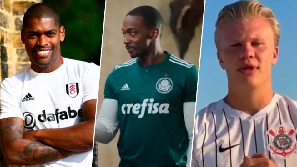 Atacante do Fulham assiste a jogo em estádio brasileiro: veja famosos que têm carinho por clubes do Brasil