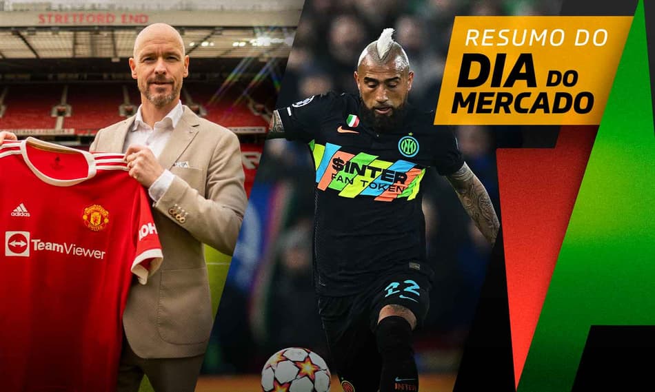 Técnico apresentado no United, Vidal negocia com time brasileiro… O Dia do Mercado!