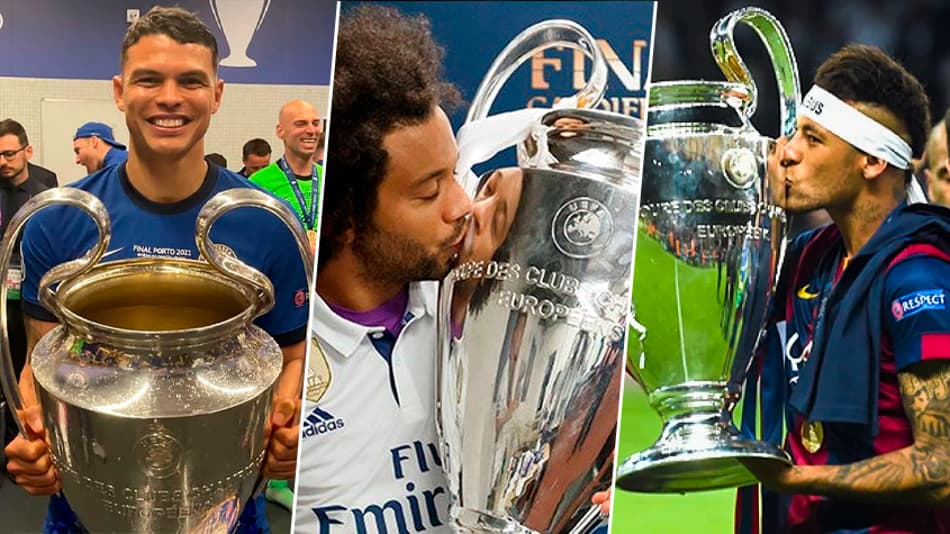 Saiba todos os brasileiros campeões da Champions League