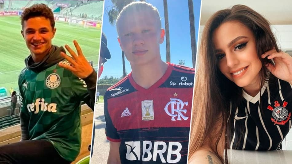 Haaland aparece com camisa do Flamengo: veja famosos que têm carinho por clubes do Brasil