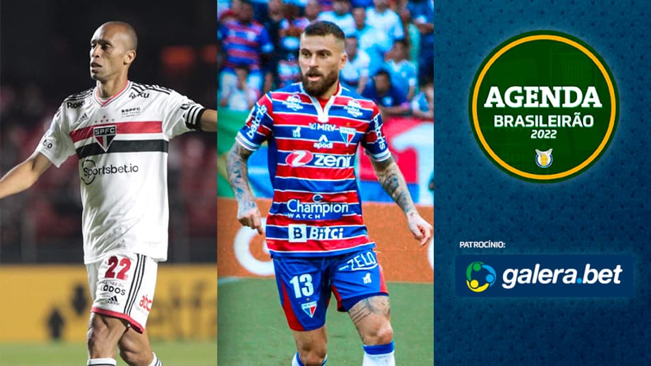 Agenda do Brasileirao - Sao Paulo e Fortaleza