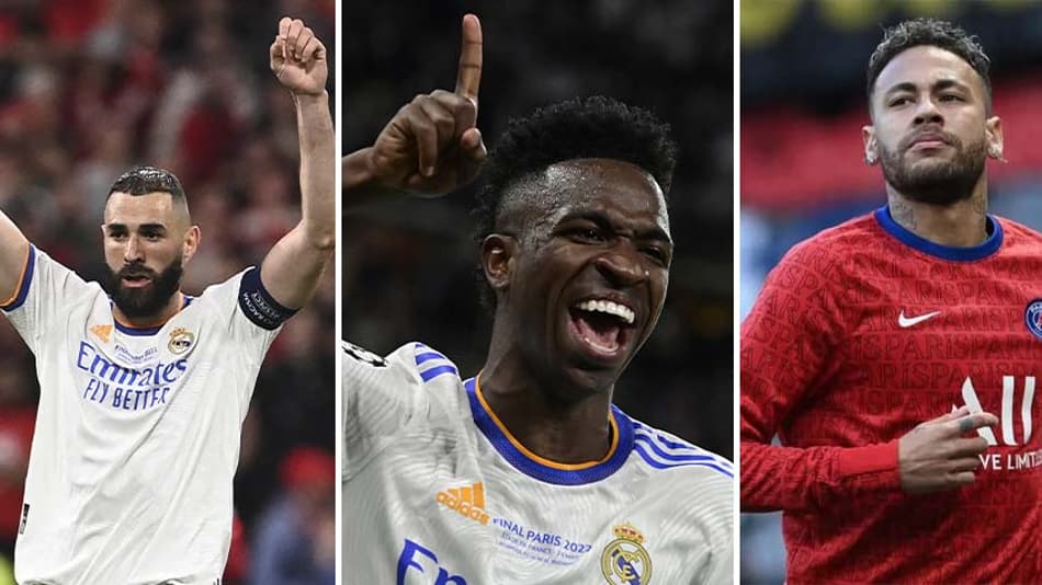 Benzema favorito e Vinícius Júnior bem cotado: veja como está a disputa pelo prêmio de melhor do mundo