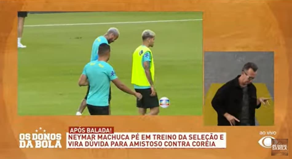 Neto dança ao vivo e dispara: ‘Não sei se o Neymar sentiu o pé na boate’