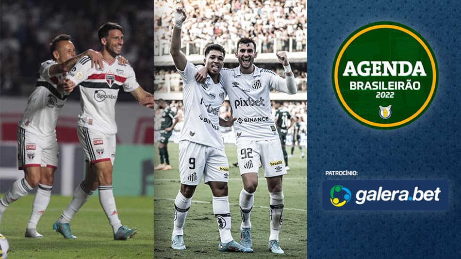 São Paulo, Santos, Corinthians… Saiba onde assistir aos jogos de sábado do Brasileirão
