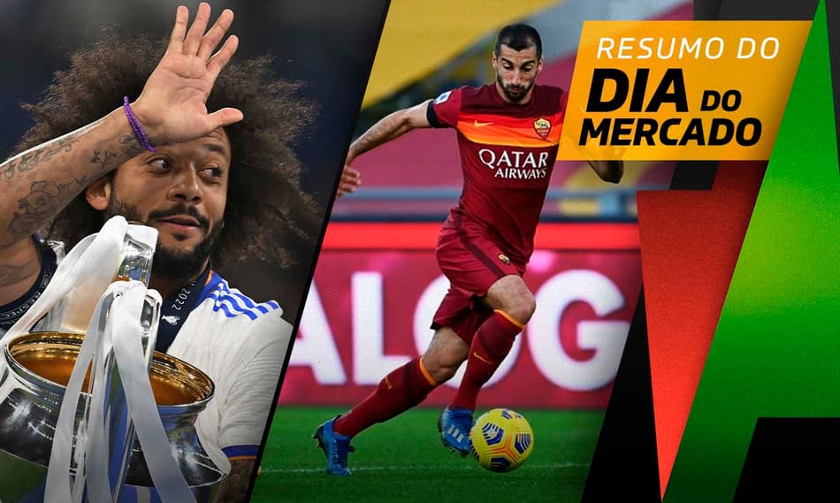 Jornal aponta Marcelo no futebol francês, Mkhitaryan perto de rival da Roma… O Dia do Mercado!