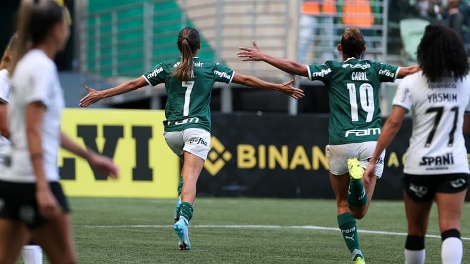 VÍDEO: Assista aos gols da vitória do Palmeiras sobre o Corinthians no Brasileirão Feminino