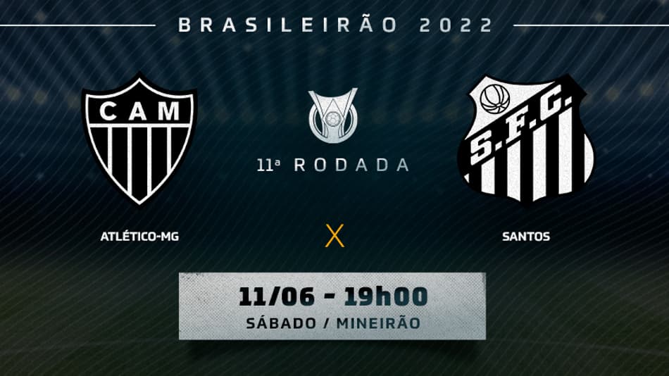 Atlético-MG x Santos: as prováveis escalações, desfalques e onde assistir